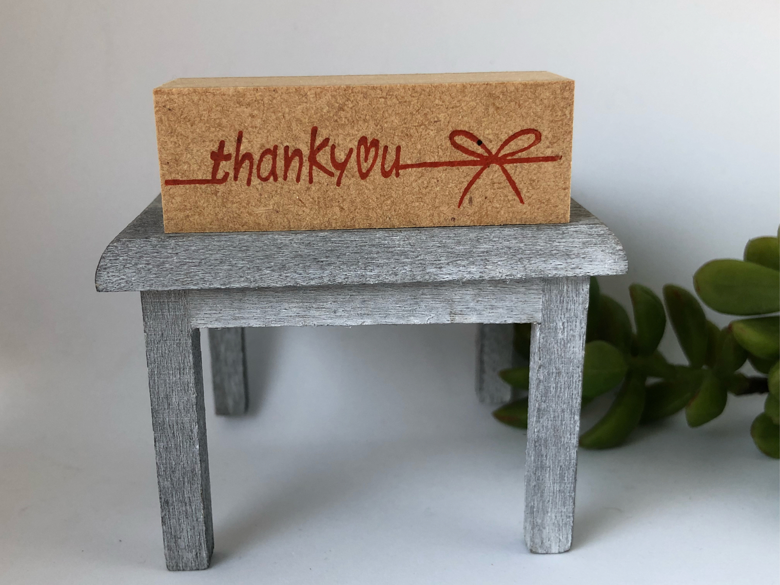 【ハートの　Thank youスタンプ】感謝の気持ちを伝えるスタンプ♪