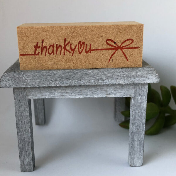 【ハートの Thank youスタンプ】感謝の気持ちを伝えるスタンプ